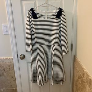 NWT Kate Spade striped bow dress